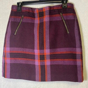 Stylus plaid women’s multicolored‎ skirt size 4